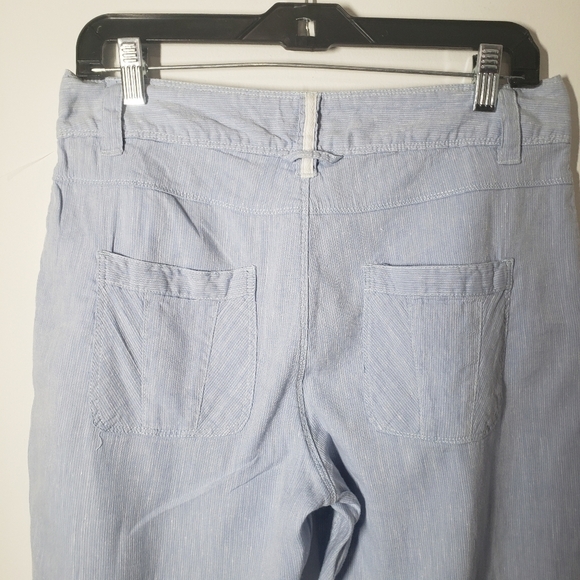 𝅺tristan crop chambray pants hight waist sz 6 - Picture 8 of 8